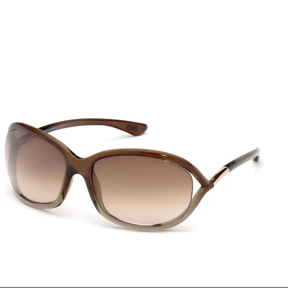 Tom Ford Jennifer TF8 614 Oversized Sunglasses Brown Gradient 61-16-120